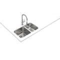 Miniatyrbillede 5 af 5: Teka Be 2c 785 Rektangulær Dobbelt Skål