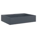 Miniatyrbilde 3 av 10: vidaXL Servant 50x38x11 cm mineralstøpt/marmorstøpt antrasitt