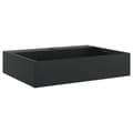 Miniatyrbilde 3 av 10: vidaXL Servant 50x38x11 cm mineralstøpt/marmorstøpt svart