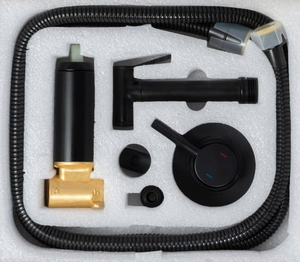 Skjult bidet-armatur sort bidetta Loop Black