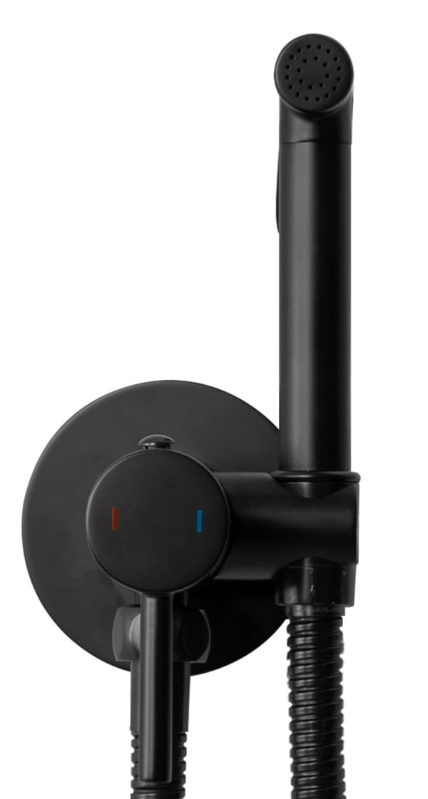 Skjult bidet-armatur sort bidetta Loop Black