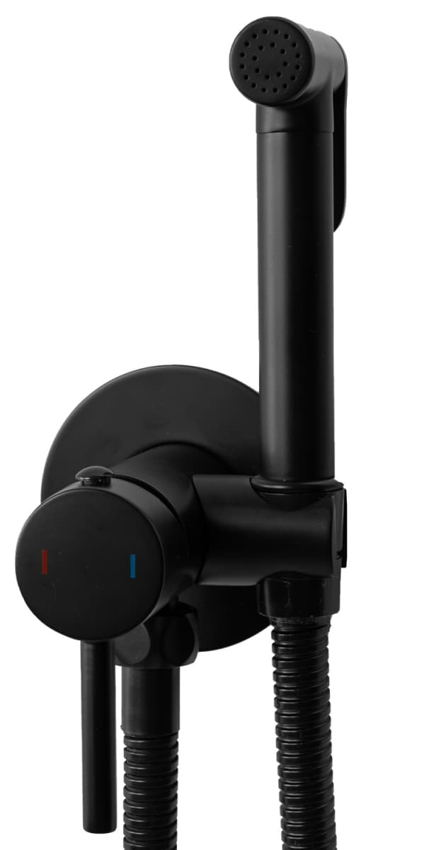 Skjult bidet-armatur sort bidetta Loop Black