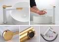 Pikkukuva 3 / 3: Smart White Gold korkea pesuallashana, valkoinen/kulta