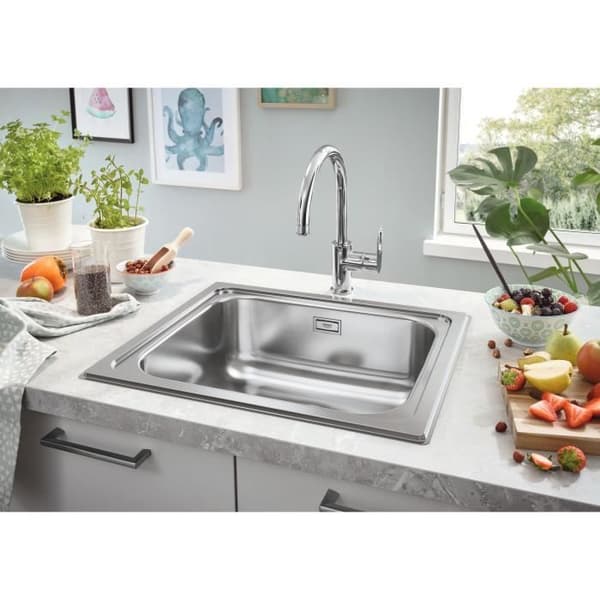 Køkkenvask - Rustfrit stål - Montering ovenfra - GROHE K200 - 31719SD0