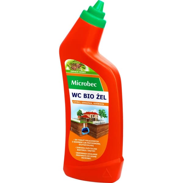 BROS MICROBEC WC BIO GEL UNDERSTØTTER DRIFT AF SEPTIKTANK 750 ml