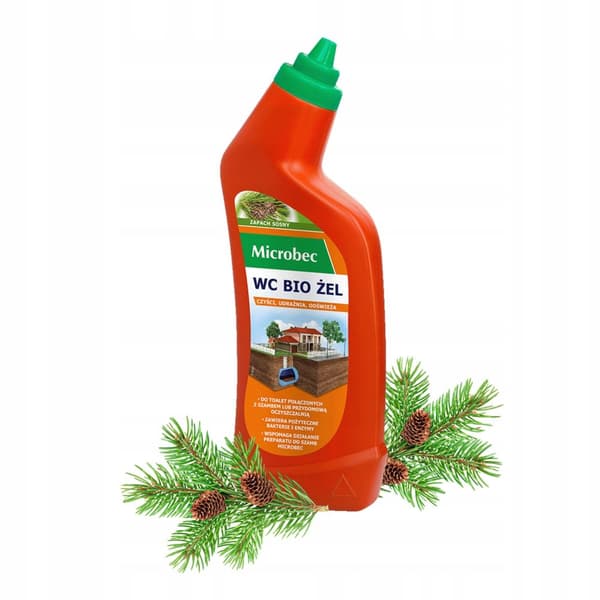 BROS MICROBEC WC BIO GEL UNDERSTØTTER DRIFT AF SEPTIKTANK 750 ml