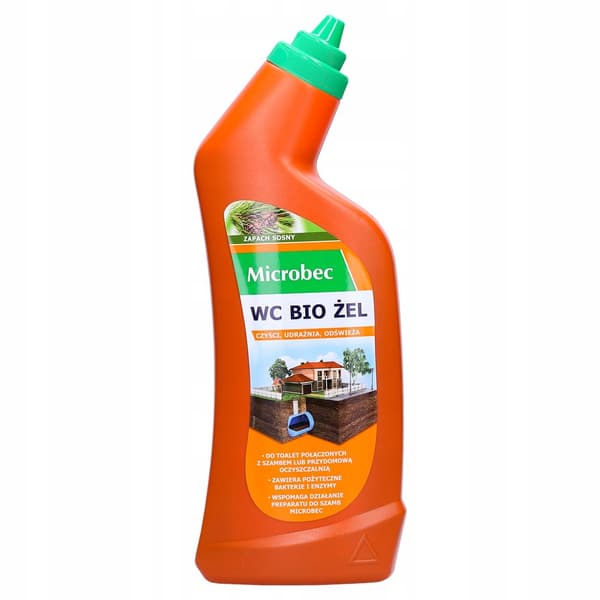 BROS MICROBEC WC BIO GEL UNDERSTØTTER DRIFT AF SEPTIKTANK 750 ml