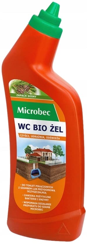 BROS MICROBEC WC BIO GEL UNDERSTØTTER DRIFT AF SEPTIKTANK 750 ml