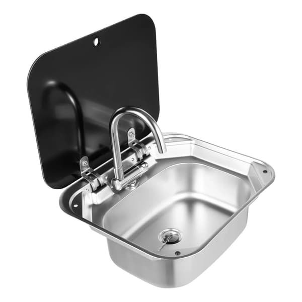 Vask, Kompakt Design, Holdbare Materialer,sort