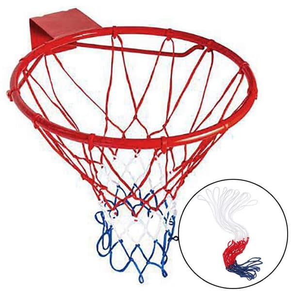 Nett til basketballkurv - nylon - flerfarget