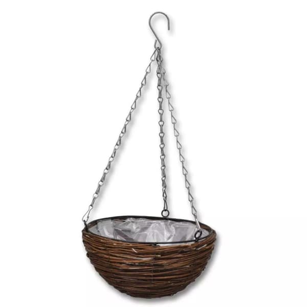 vidaXL Hengende Rund Kurv 4 stk