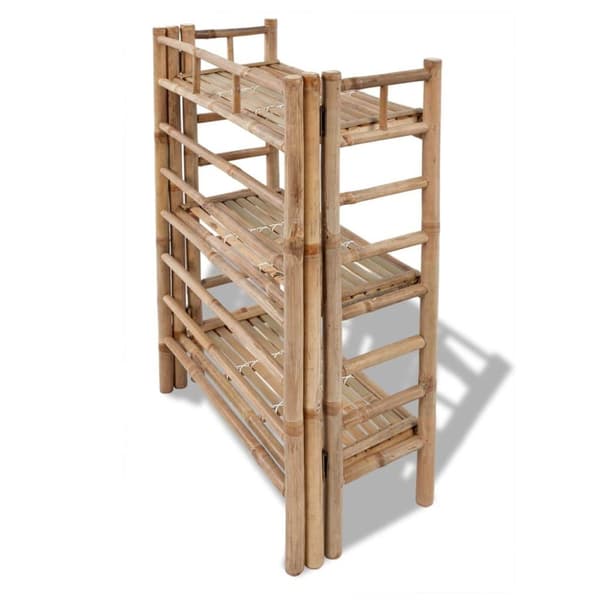 vidaXL 3-lags bambus plante pakke