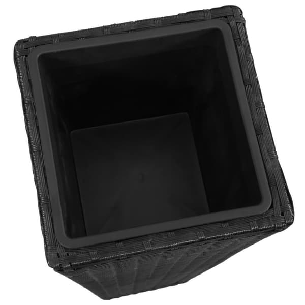 vidaXL plantekrukker 3 stk. polyrattan sort