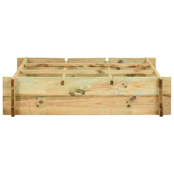 vidaXL Odlingslåda upphöjd 90x90x20 cm impregnerat trä