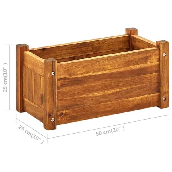 vidaXL højbed 50x25x25 cm akacietræ