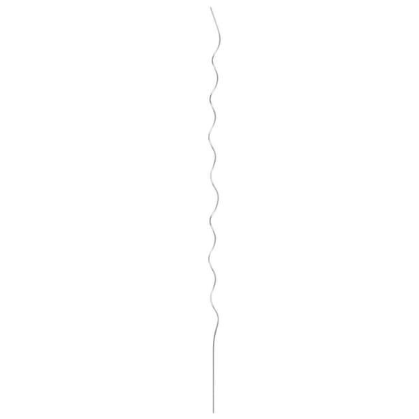 vidaXL Spiralplantestøtter 5 stk 170 cm galvanisert stål