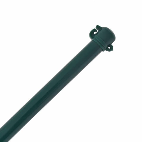 vidaXL plantestænger 10 stk. 1 m metal grøn