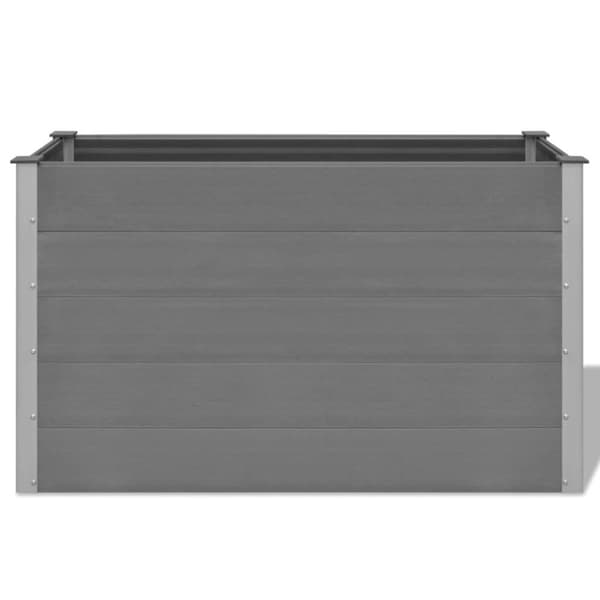 vidaXL Høybed WPC 150x50x91 cm grå