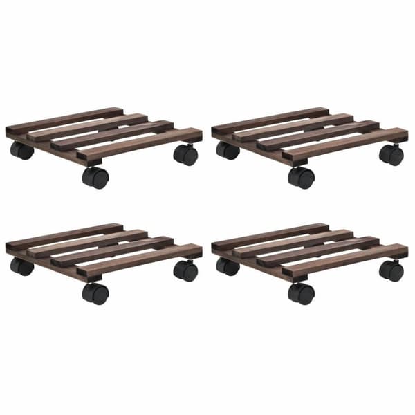 vidaXL plantevogn 4 stk. cedertræ 25 x 25 cm