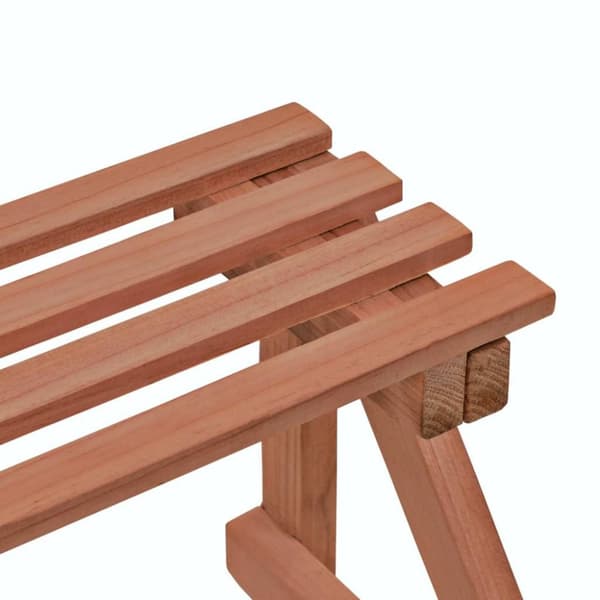 vidaXL plantestativ i 3 niveauer cedertræ 48 x 45 x 40 cm