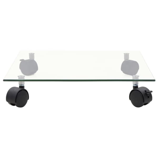 vidaXL plantevogn 2 stk. hærdet glas 35 x 35 cm firkantet
