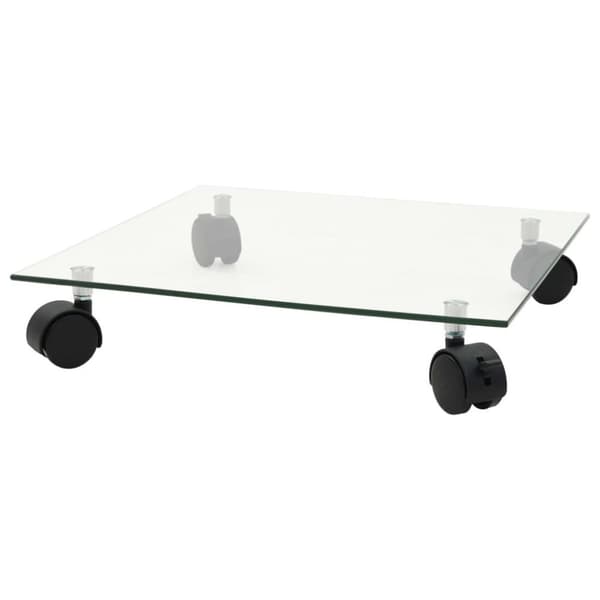 vidaXL plantevogn 2 stk. hærdet glas 35 x 35 cm firkantet
