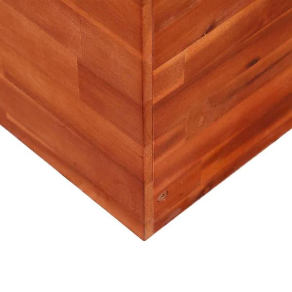 vidaXL forhøjet plantekasse i træ 100x100x50 cm