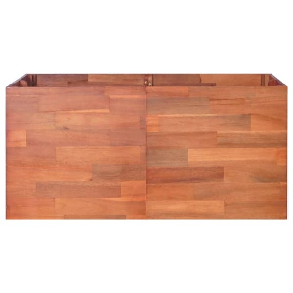 vidaXL forhøjet plantekasse i træ 100x100x50 cm