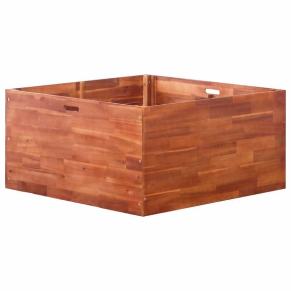 vidaXL forhøjet plantekasse i træ 100x100x50 cm