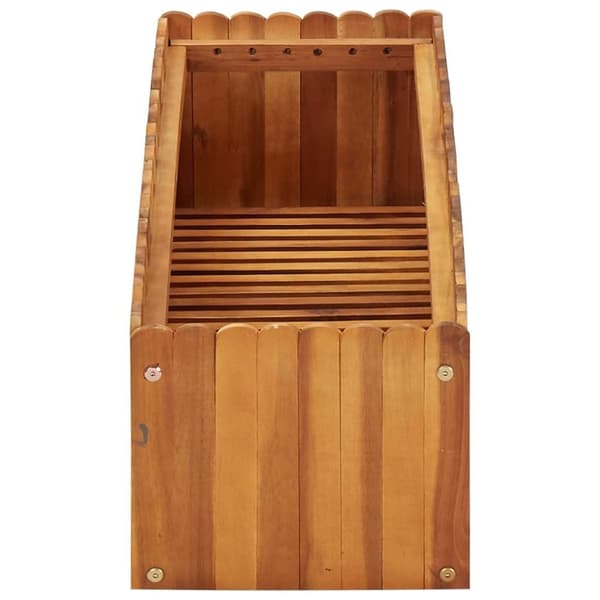 vidaXL Høybed 100x30x25 cm heltre akasie