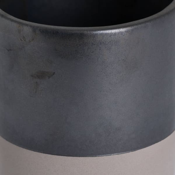 Hill Interiors Metallisk keramisk plantekasse