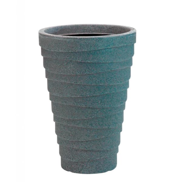 Sankey Trojan Plastic Plant Pot med granit effekt