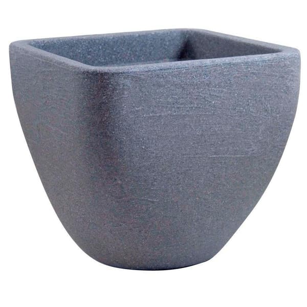 Sankey Square Top Round Base Planter Granite 33.5 x 33.5 x 31cm