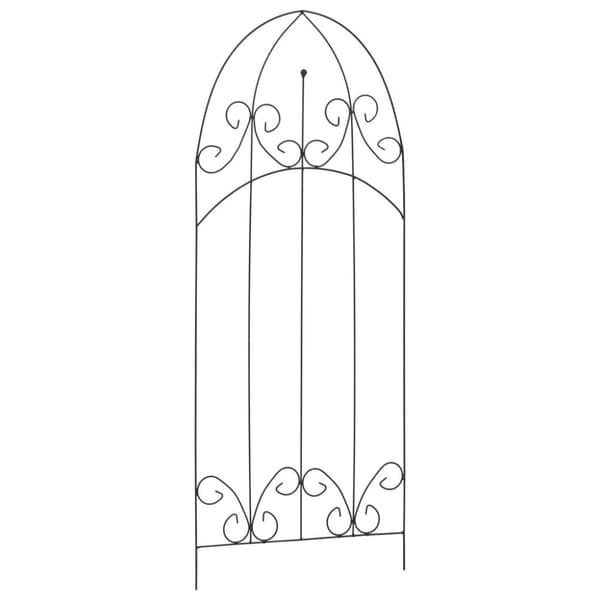 vidaXL plantestativer 3 stk. 40x100 cm jern sort