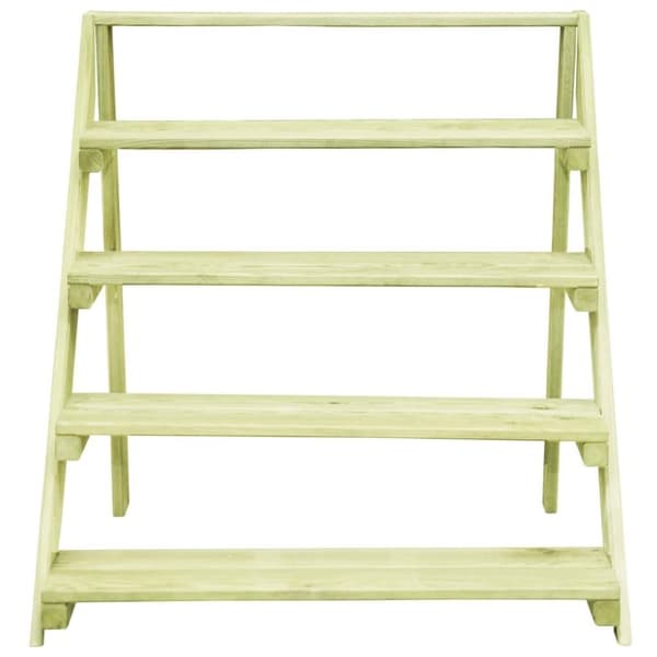 vidaXL Växtställ 80x80x80 cm impregnerad furu