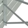 Miniatyrbillede 5 af 8: vidaXL hævet plantekasse 600x80x45 cm galvaniseret stål grøn
