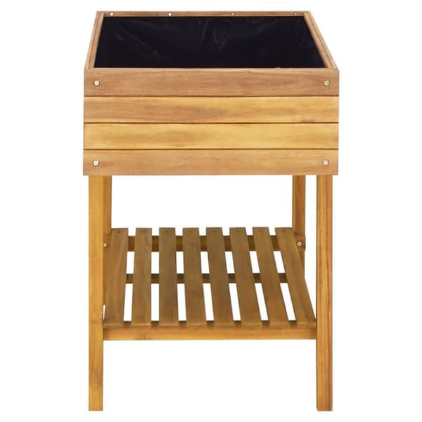 vidaXL Hevet plantekasse 78,5x58,5x78,5 cm heltre akasie