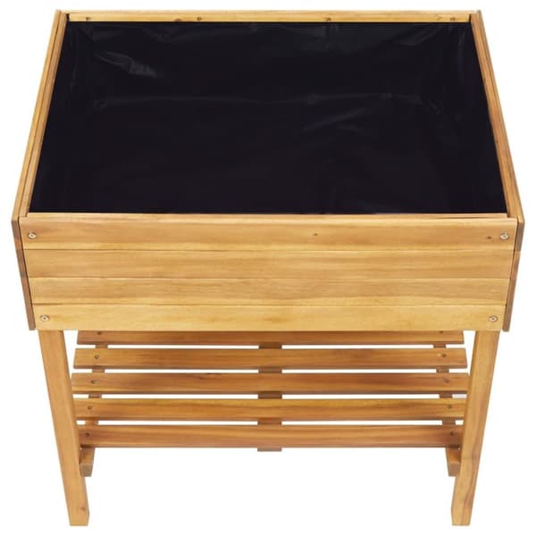 vidaXL Hevet plantekasse 78,5x58,5x78,5 cm heltre akasie
