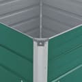 Pikkukuva 2 / 6: vidaXL Korotettu puutarhalaatikko 100x100x45cm galvanoitu teräs vihreä