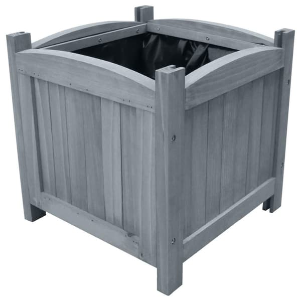 vidaXL højbede 2 stk. 30x30x30 cm massivt fyrretræ