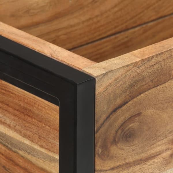 vidaXL plantekasse 90x20x68 cm massivt akacietræ