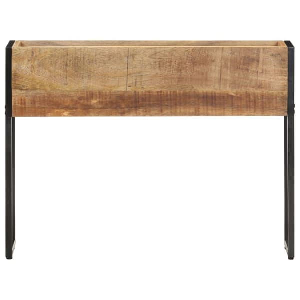 vidaXL Odlingslåda 90x20x68 cm grovt mangoträ