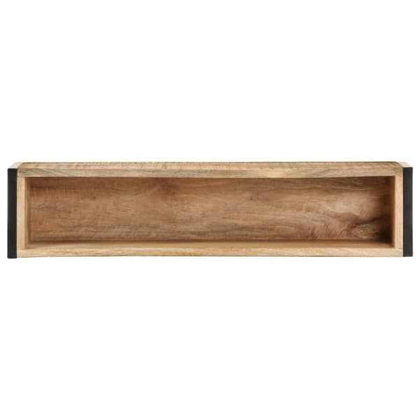 vidaXL Odlingslåda 90x20x68 cm grovt mangoträ