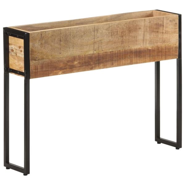 vidaXL Odlingslåda 90x20x68 cm grovt mangoträ
