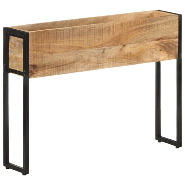vidaXL Odlingslåda 90x20x68 cm grovt mangoträ
