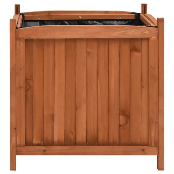 vidaXL Høybed 2 stk 50x50x50 cm gran