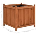 Miniatyrbilde 5 av 5: vidaXL Høybed 2 stk 50x50x50 cm gran