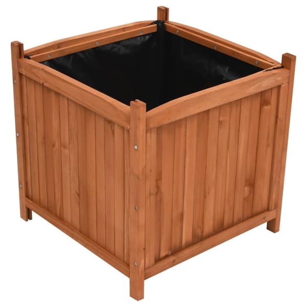 vidaXL højbede 2 stk. 50x50x50 cm massivt fyrretræ