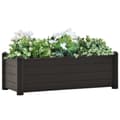 Pikkukuva 7 / 8: vidaXL Korotettu kukkalaatikko PP antrasiitti 100x43x35 cm