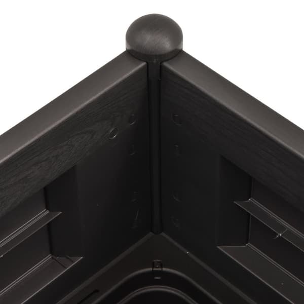 vidaXL Høybed PP antrasitt 100x43x35 cm